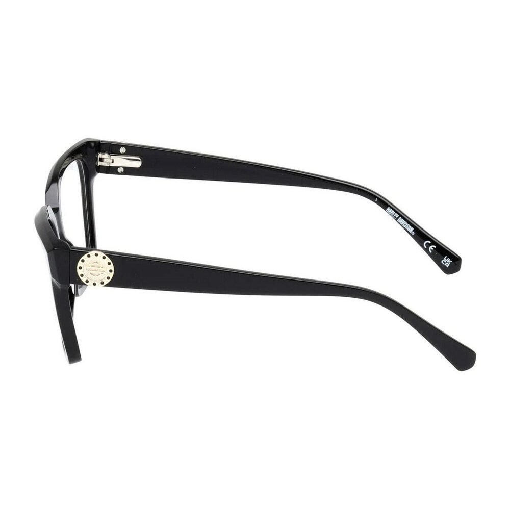 HARLEY DAVIDSON Eyeglasses HD50107-001-52 Size 52/18/square BRAND NEW W CASE - Picture 3 of 5
